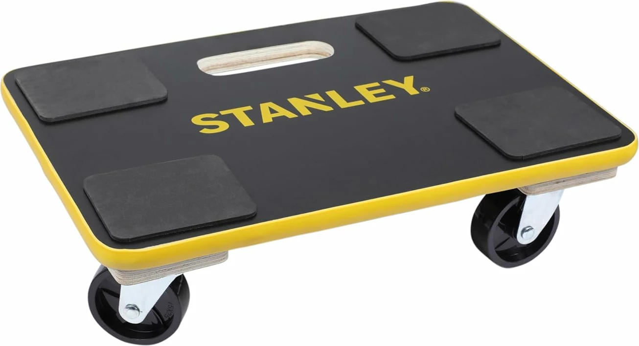 Karrocë platformë Stanley SXWT-MS572-SP, 200 kg, platformë 45x30 cm, rrota 7.6 cm, e verdhë/zezë