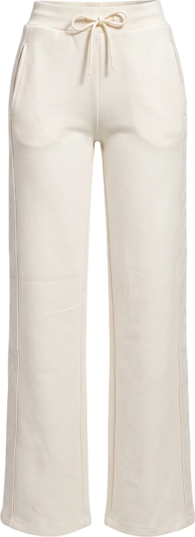 Pantallona sportive për femra Guess Elsa Wide Leg V6BB20 K6366, bezhë e errët [Madhësia: XS]