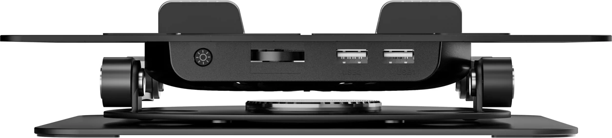 Stendë ftohëse për laptop/tablet Wozinsky CoolBase WDCX-X16-AS RGB 360°, 10\"-16\", 2x USB 2.0, e zezë