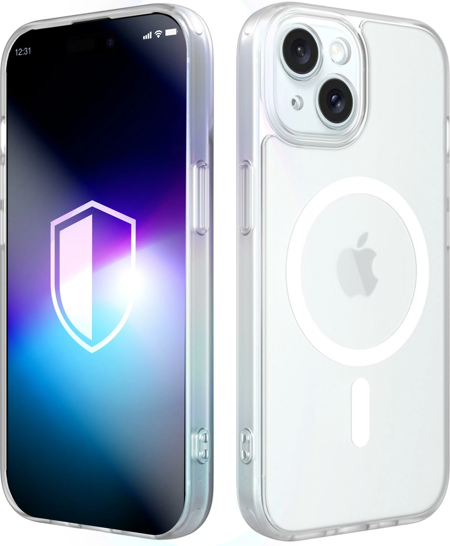 Mbështjellës 3mk Misty MagCase për iPhone 14, MagSafe, i bardhë
