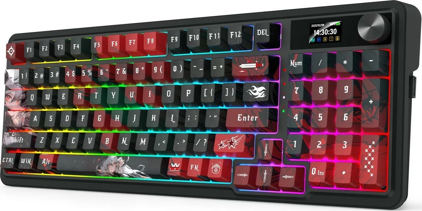 Tastierë mekanike Redragon ARTEMIS PRO, RGB, wireless/wired, 96%, black