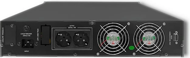 UPS rack Qoltec 3kVA 2400W me LCD, i zi