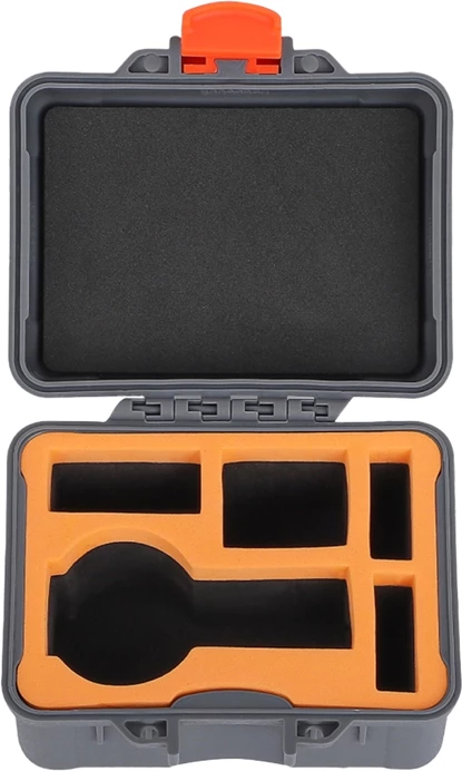 kuti mbrojtëse e fortë mini, Sunnylife, AQX-21, për DJI Osmo 360, hapësirë për 3 bateri, 125×109×72 mm