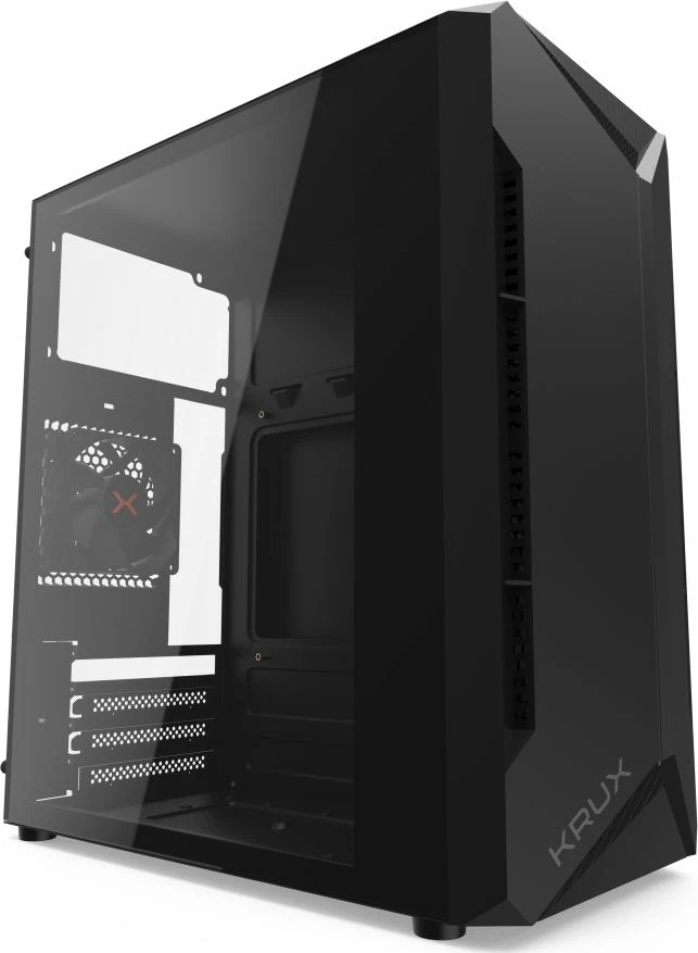 Kasë Krux Astro ARGB KRX0016, Micro-ATX/Mini-ITX, pa furnizues rryme, e zezë