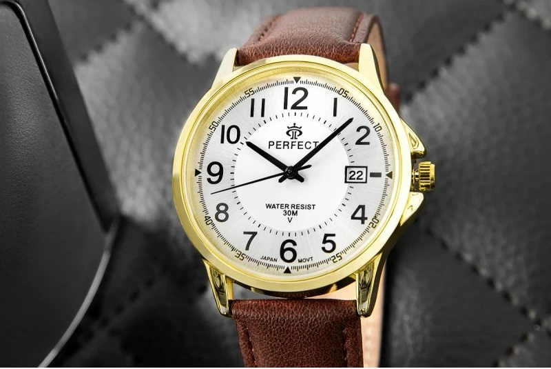 Orë dore për meshkuj PERFECT, ngjyrë ari