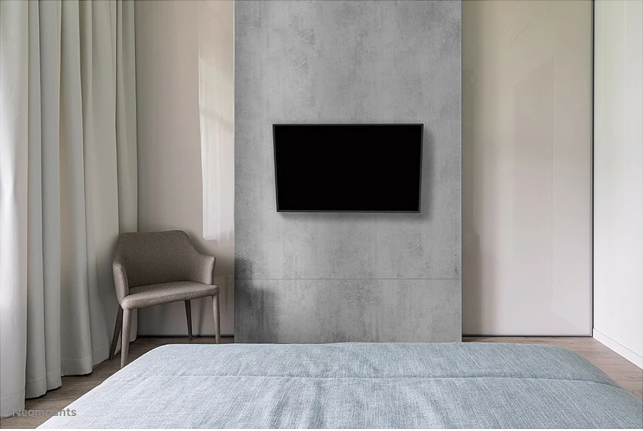 Mbajtës muri Neomounts WL40-550BL12, 32"-55", 100x100-200x200, i zi