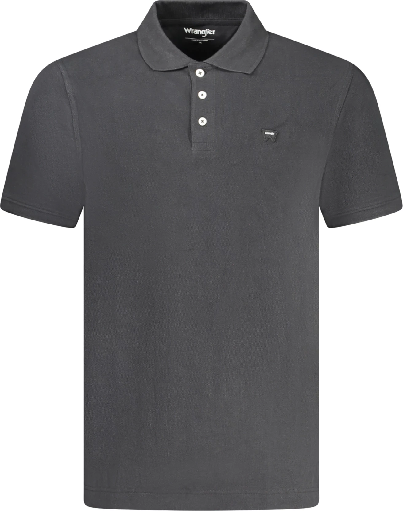 Maicë polo për meshkuj WRANGLER, e zezë