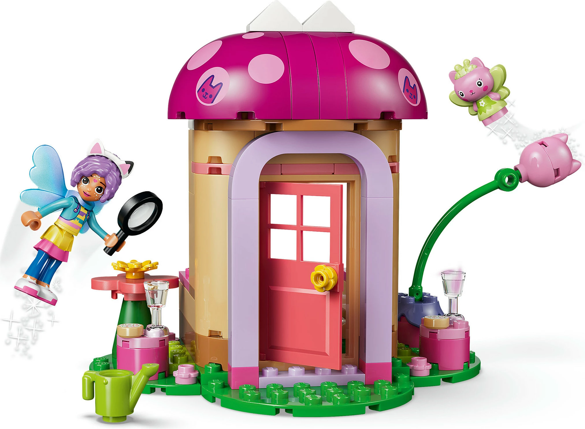 Set ndërtimi LEGO Gabby’s Dollhouse 11212 Kitty Fairy’s Garden House, 103 copë, 4+, shumëngjyrësh