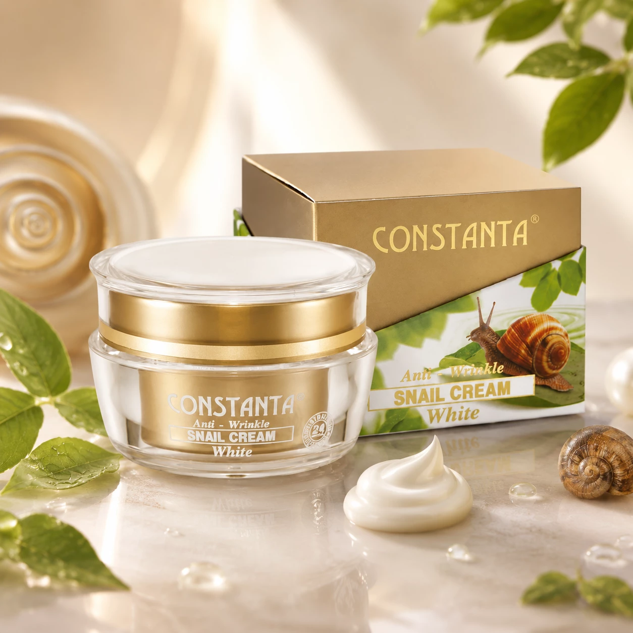 Snail Cream Anti Wrinkle - Constanta 50 ml