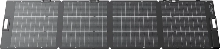 Panel solar EcoFlow 220W Lightweight Portable, palosshëm, XT60, IP68, i zi
