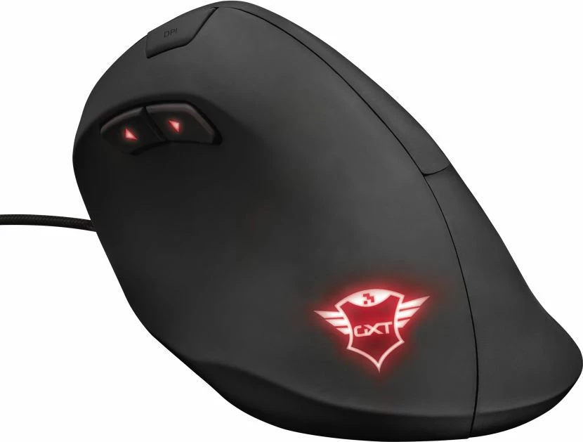 Maus Trust GXT 144 Rexx 10000 DPI RGB USB me kabllo, i zi