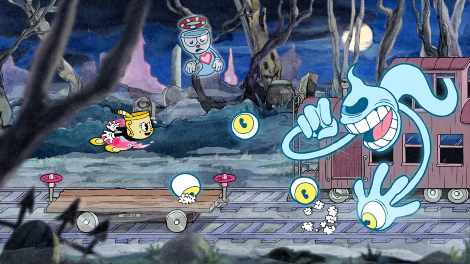 Lojë Nintendo Switch iam8bit Cuphead, PEGI 7, përfshin The Delicious Last Course