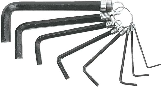 Set çelësa imbus L Top Tools 35D055 2-10mm metrik, 8 copë, i zi