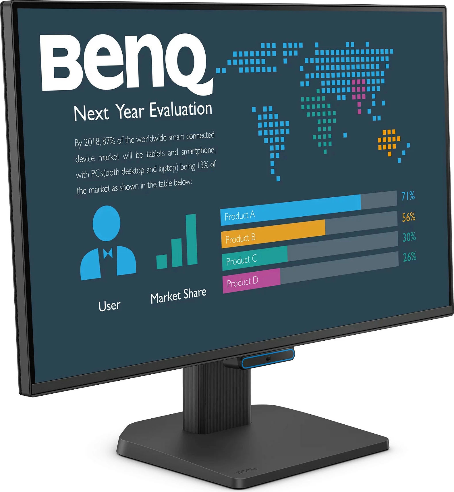 Monitor BenQ BL2490C 23.8" FHD IPS, USB-C, altoparlantë të integrum, i zi
