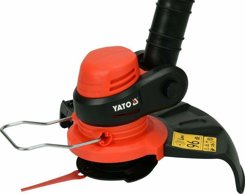 Trimer baterik Yato YT-85015 18V 2n1, gjerësi prerjeje 30 cm, pa bateri dhe karikues, kuq/zi