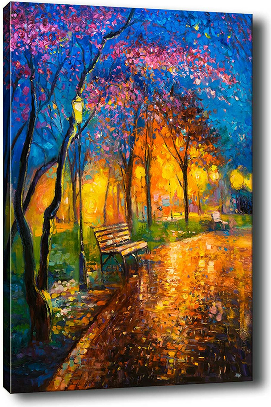 Pikturë dekorative në kanavacë, shumëngjyrëshe, 70x100cm