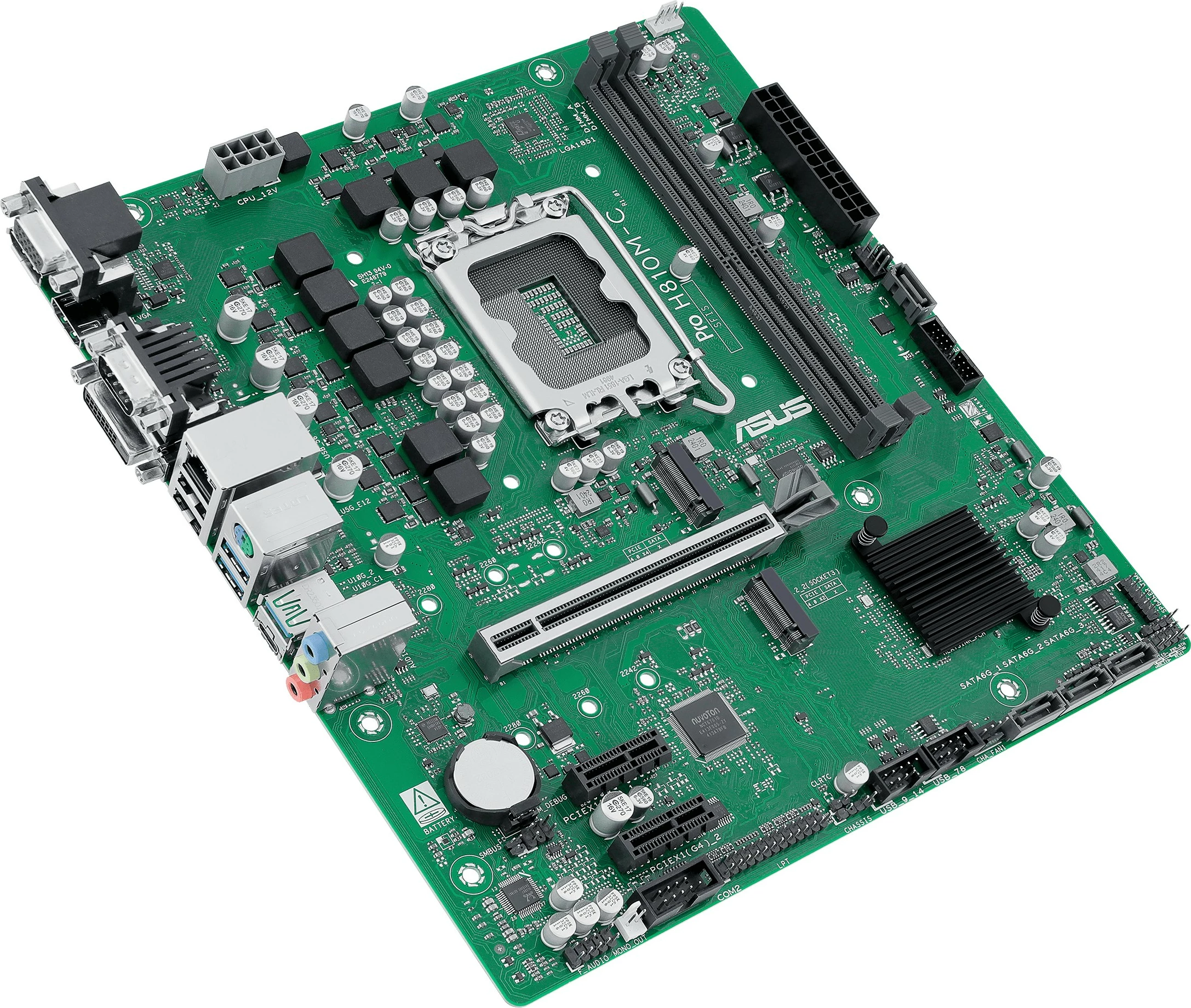 Pllakë amë ASUS PRO H810M-C-CSM, Intel LGA1851, DDR5, micro ATX