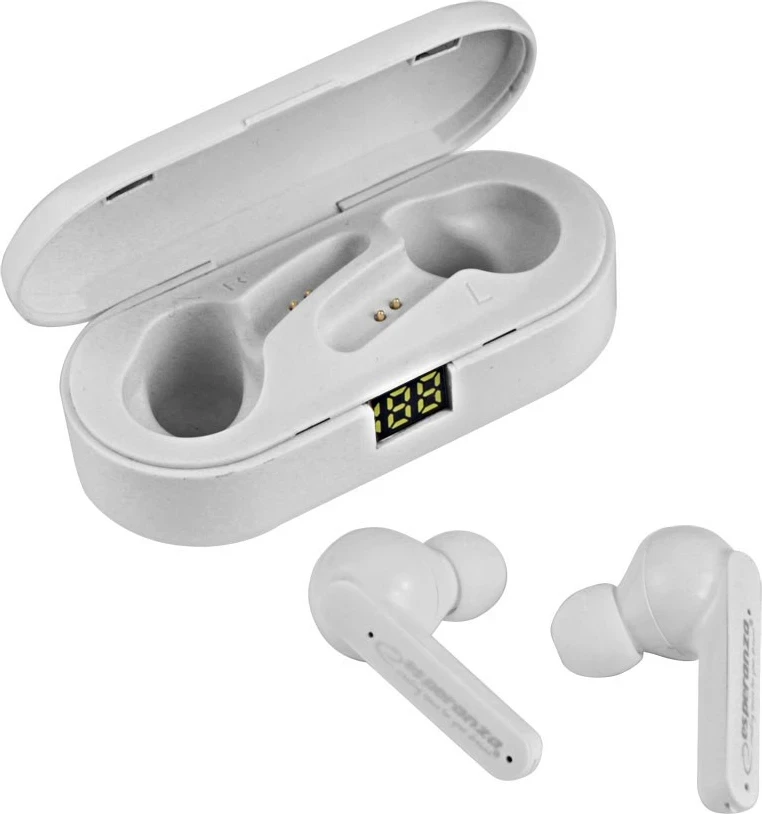 Kufje Esperanza EH230W Bluetooth In-Ear TWS, Bardhë
