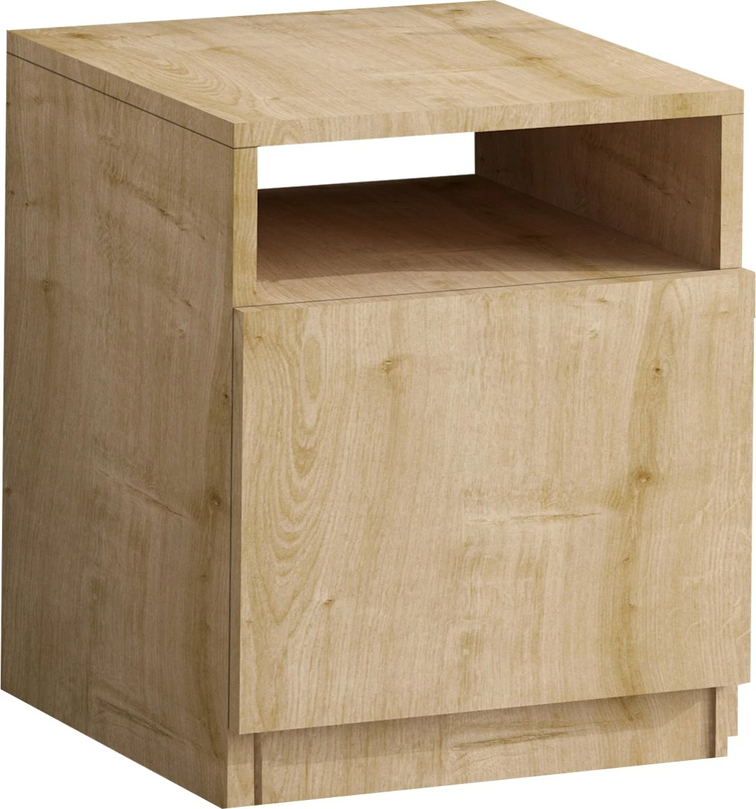 Komodinë natës Hanah Home, Hope, ngjyrë lisi safir