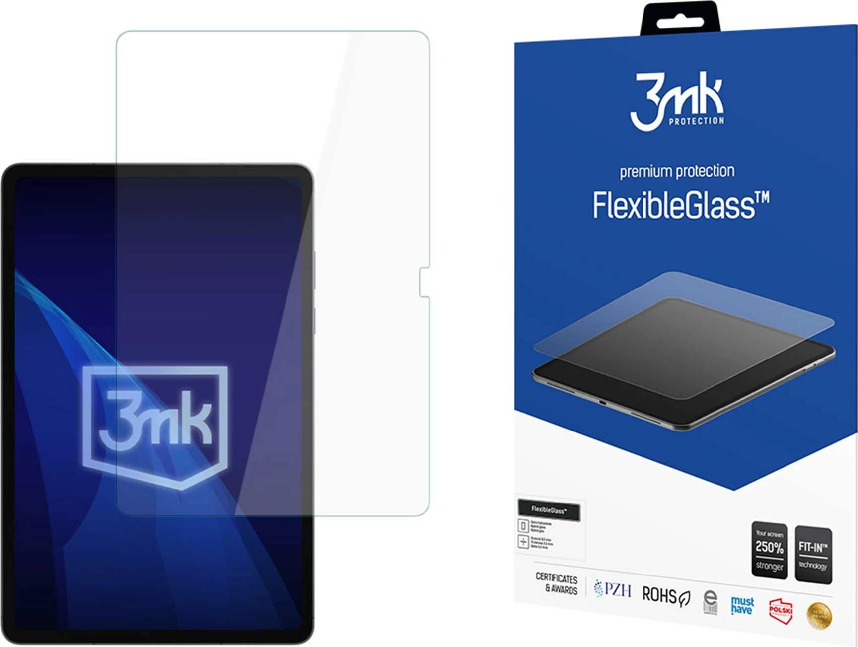 Xham mbrojtës hibrid 3mk FlexibleGlass për Samsung Galaxy Tab S11