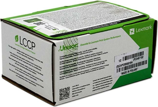 Toner, Lexmark 24B7182 rendiment 6k cyan