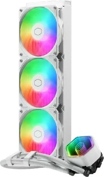 Ftohës me lëng Cooler Master MasterLiquid 360 Core II, 3x120mm, RGB, i bardhë