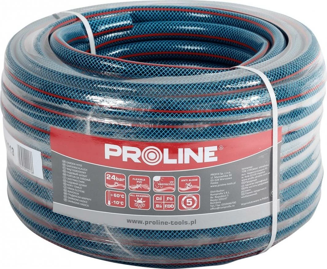 Zorrë kopshti PROLINE 99445 1" x 50 m blu/kuqe
