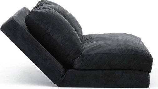 Divan-krevat 2 vendesh Atelier del Sofa, Taida, ngjyrë e zezë