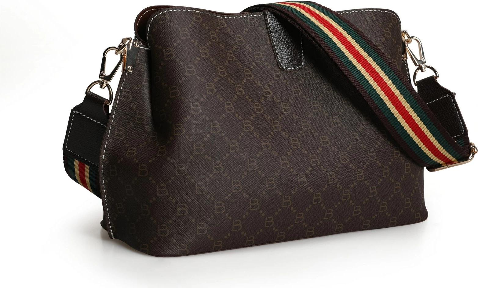 Çantë shpatullës Lucky Bees, 334 v2, ngjyrë kafe