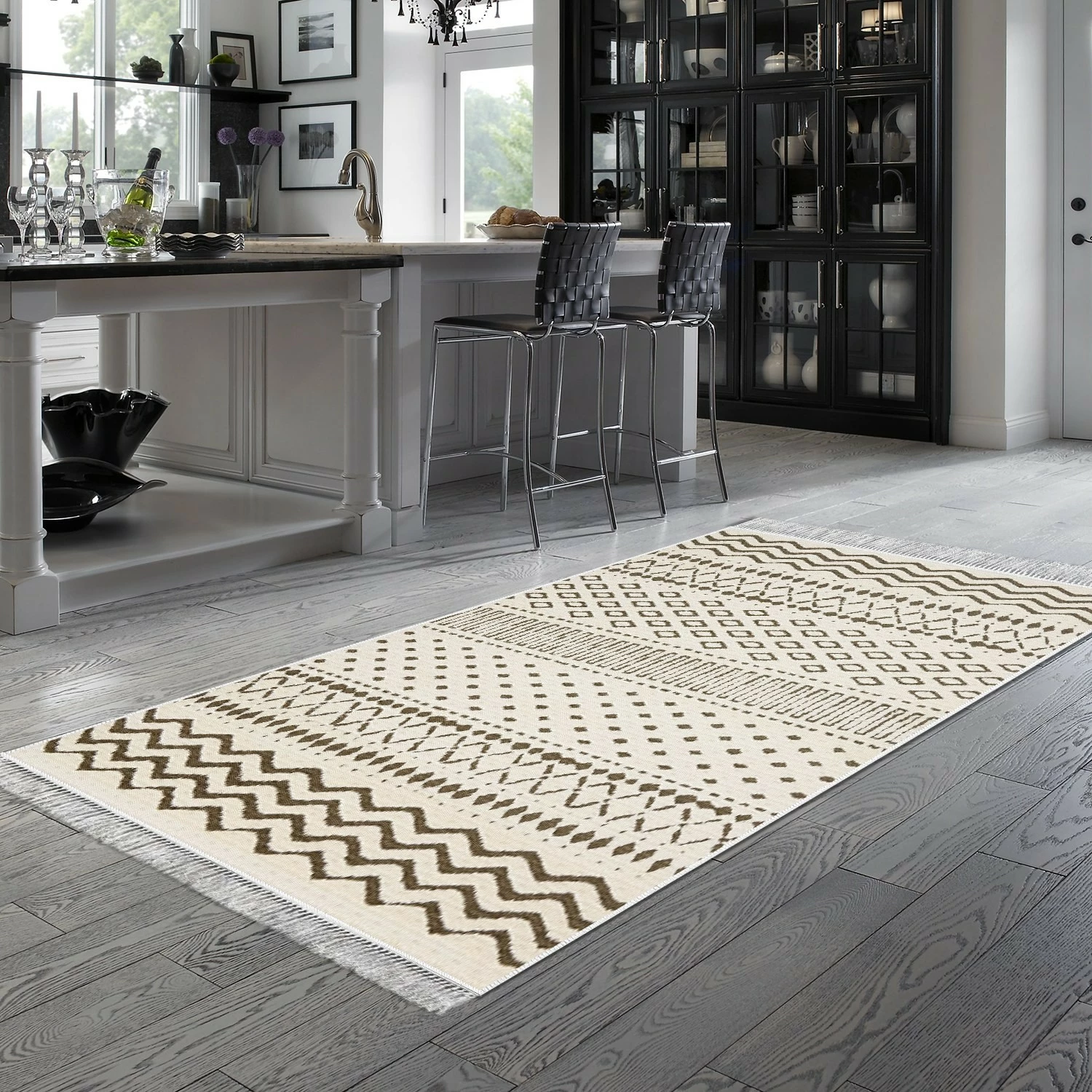 Qilim (80 x 120) Conceptum Hypnose, F5086, ngjyrë kafe