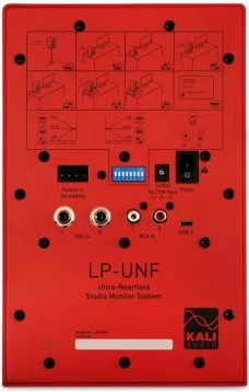 Altoparlantë Bluetooth KALI AUDIO AUDIOLP-UNF-R, të kuq, set prej 2 copë