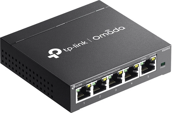 Switch TP-Link Omada ES205GP, 5 porte, PoE+, gigabit, i zi