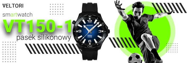 Smartwatch VELTORI unisex, e zezë