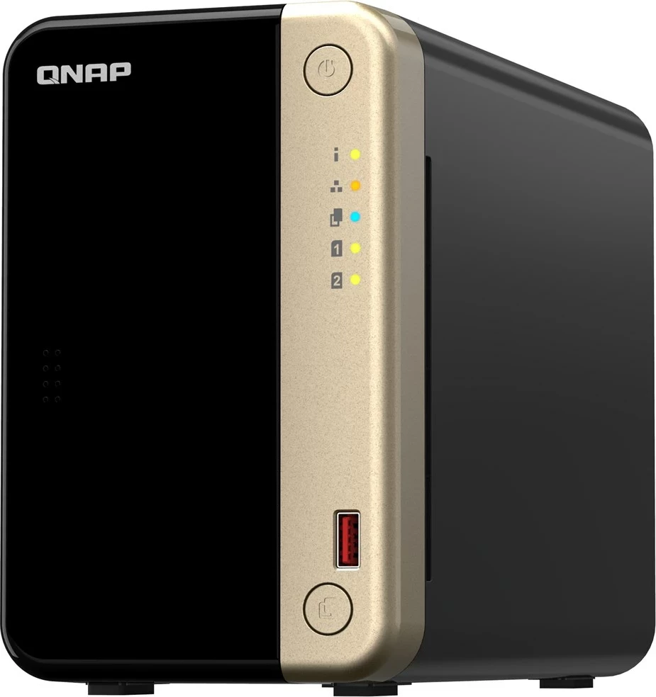 NAS QNAP TS-264, Intel Celeron N5095, 8 GB RAM, Tower, Zezë/Ari