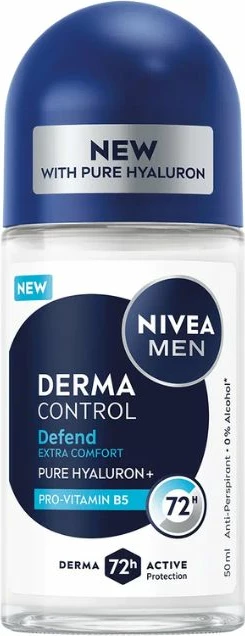 Deodorant roll-on për meshkuj Nivea Men Derma Control Defend, 50ml
