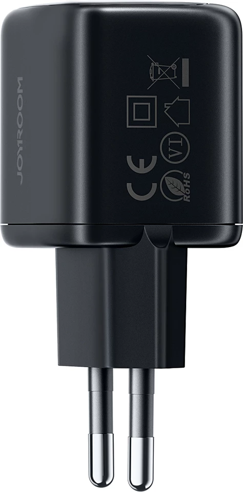 Karikues muri Joyroom JR-TG7 33W USB-A + USB-C me kabllo USB-C në USB-C 1m 60W, i zi