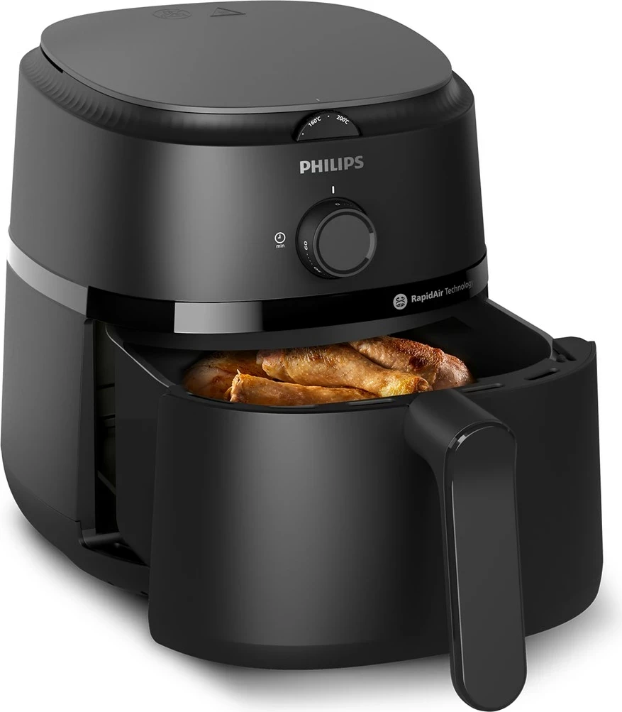 Furrë me ajër Philips NA120/00, 4.2 L, 1500 W, e zezë
