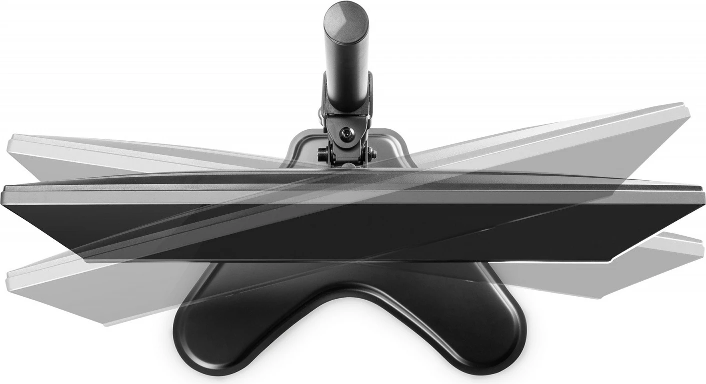 Mbajtëse tavoline për monitor Digitus DA-90437, për ekrane 17-32", ngjyrë e zezë mat