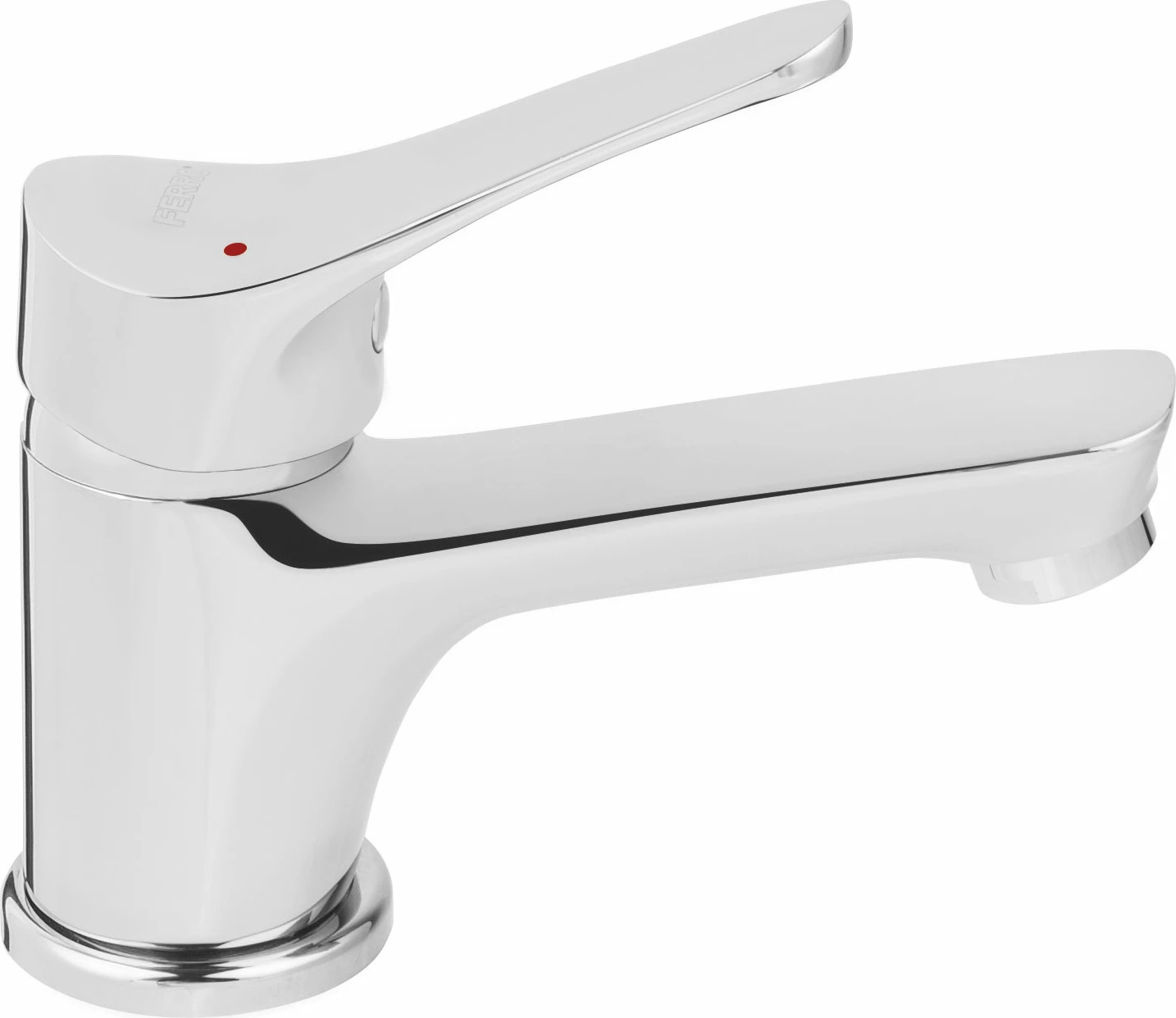 Rubinet lavamani Ferro Stillo BSL2, një-levë, click-clack, 108 mm, krom