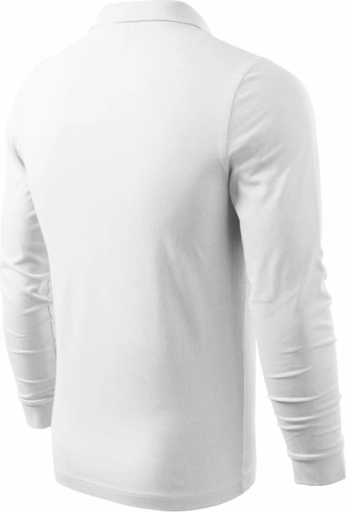 Polo maicë Malfini për meshkuj, e bardhë