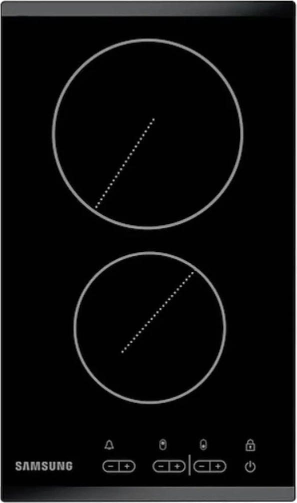 Pllakë gatimi qeramike Samsung C21RJAN/BOL Domino, 2 zona, touch control, e zezë