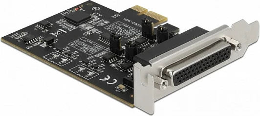 Kartelë PCIe DeLOCK, 2x Serial RS-422/485, ESD 15 kV, low profile