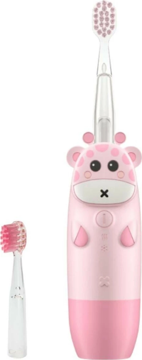 Furçë dhëmbësh elektrike sonike InnoGio GIOgiraffe 2+, 4 moda, IPX7, USB-C, rozë