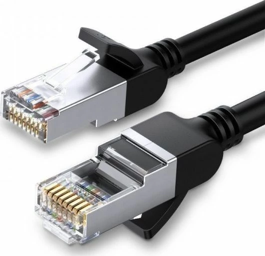 Kabllo Ethernet Ugreen NW101 Cat6 UTP 0.5m RJ45-RJ45, e zezë