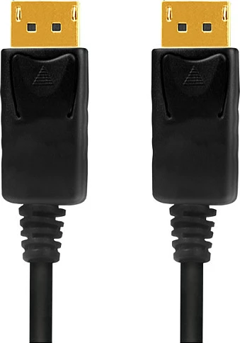 Kabllo DisplayPort LogiLink, DP-M në DP-M, 3m, 4K/60Hz, e zezë