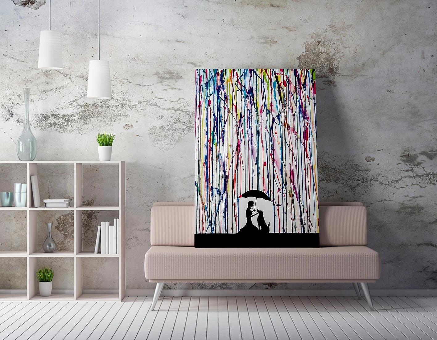 Pikturë dekorative në kanavacë Wallity, WY220, 50x70cm