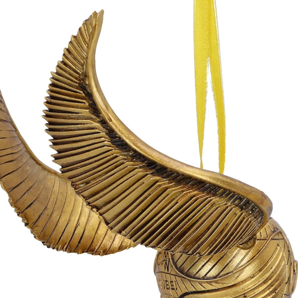 Ornament varës NEMESIS NOW Harry Potter Golden Snitch, resin, i pikturuar me dorë, i licencuar zyrtarisht, ngjyrë ari