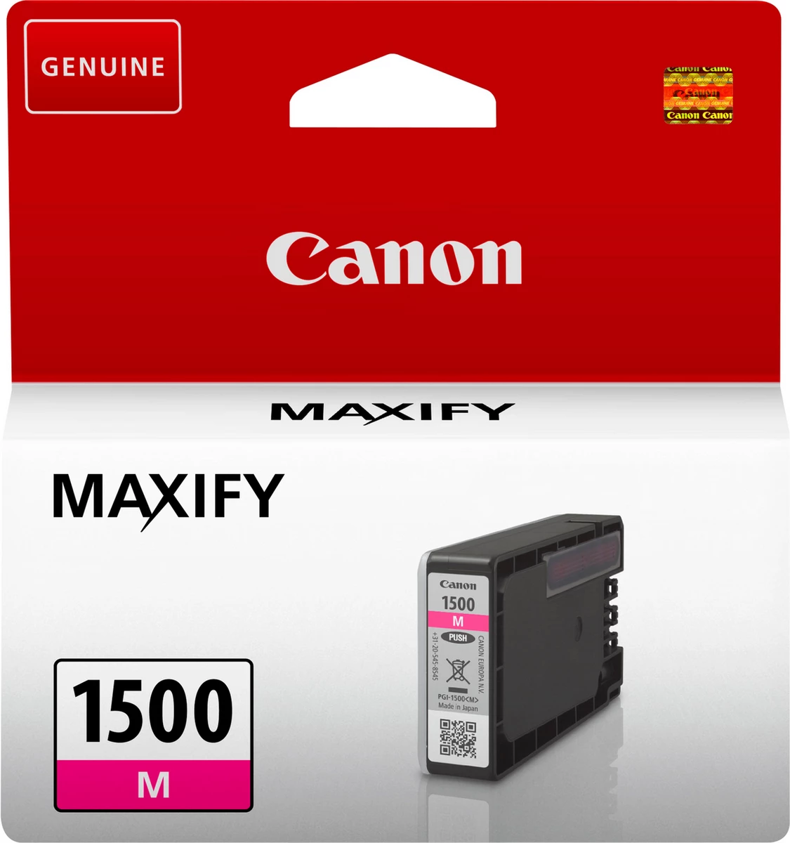 Patron bojë Canon MAXIFY PGI-1500, 9230B001, standard, magenta