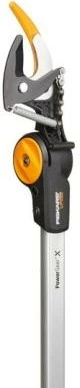 Krasitës pemësh me shtyllë, Fiskars, PowerGear UPX82 (1023625), 165 cm, e zezë argjendi