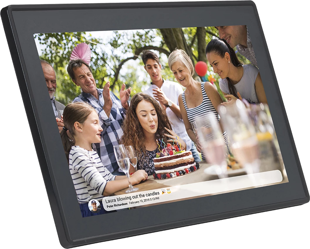 Kornizë digjitale Denver Frameo PFF-1514B, 15.6", 8 GB, Full HD, e zezë